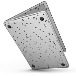 image-Black and Gray Scattered Polka Dots - 13" MacBook Pro without Touch