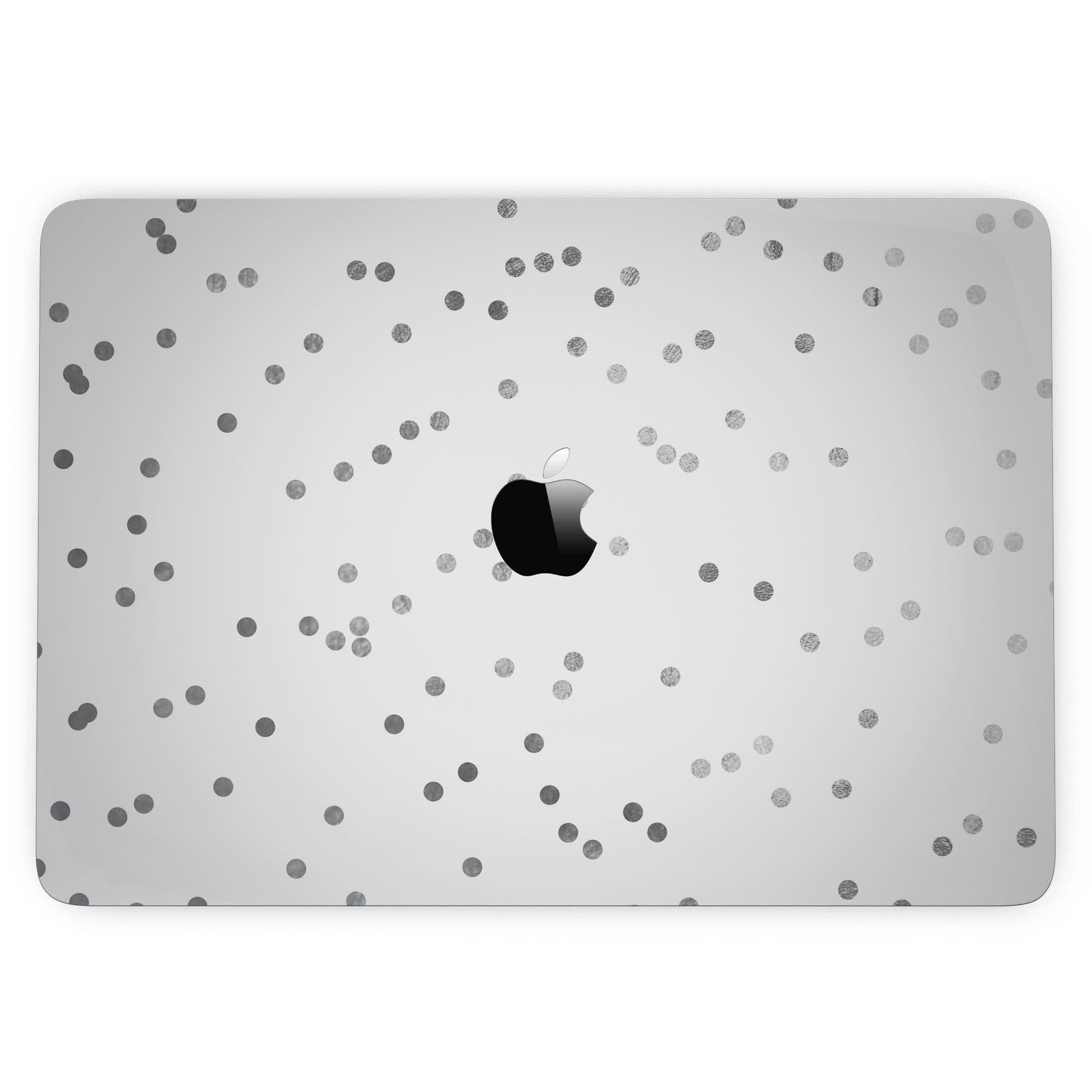 image-Black and Gray Scattered Polka Dots - 13" MacBook Pro without Touch