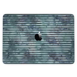 image-Dark Blue Watercolor Stripes - 13" MacBook Pro without Touch Bar Skin