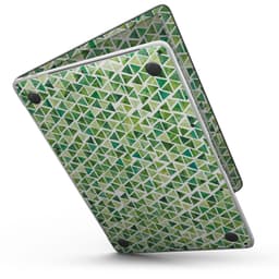 image-Green Watercolor Triangle Pattern - 13" MacBook Pro without Touch Bar