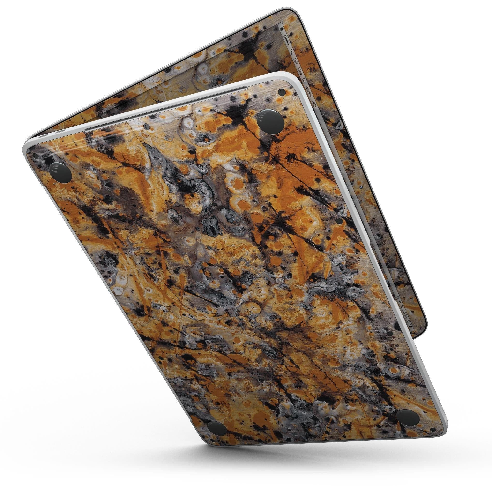 image-Abstract Wet Gold Paint - 13" MacBook Pro without Touch Bar Skin Kit