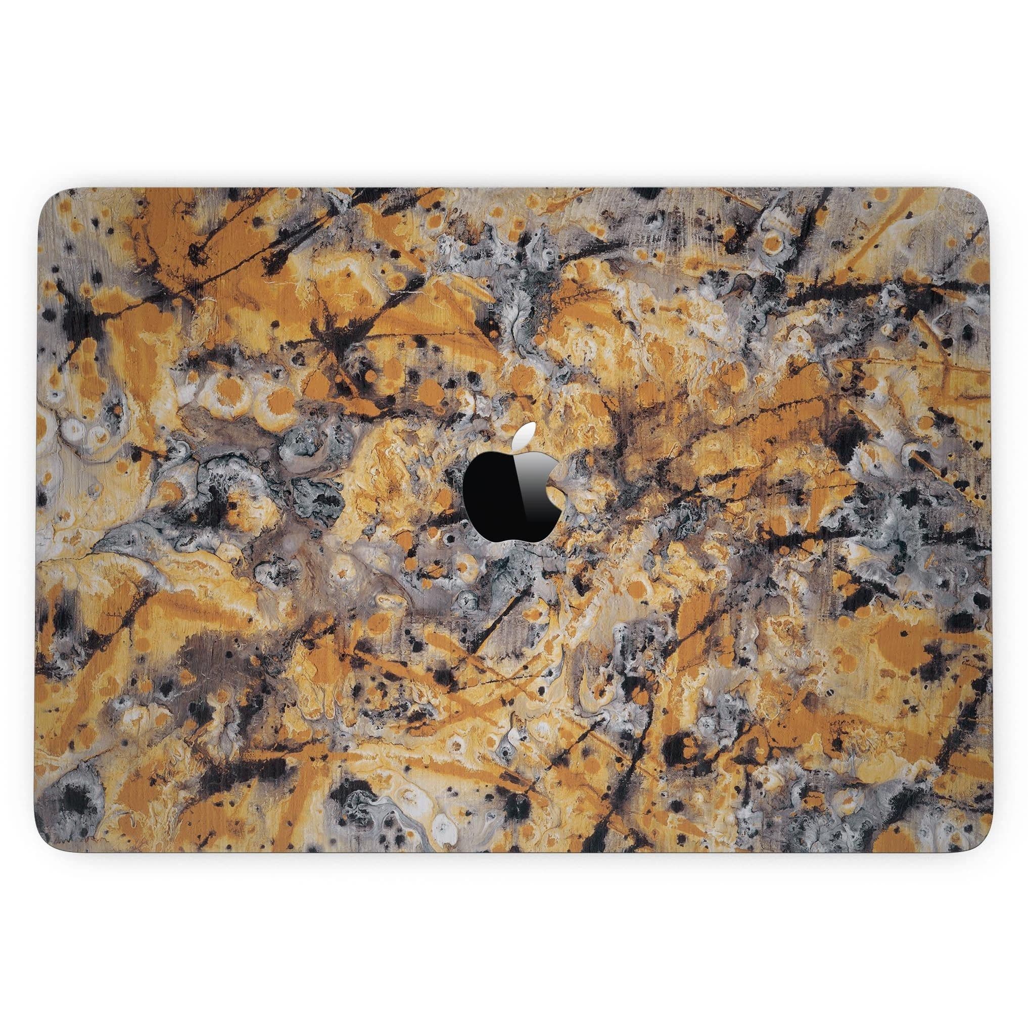 image-Abstract Wet Gold Paint - 13" MacBook Pro without Touch Bar Skin Kit