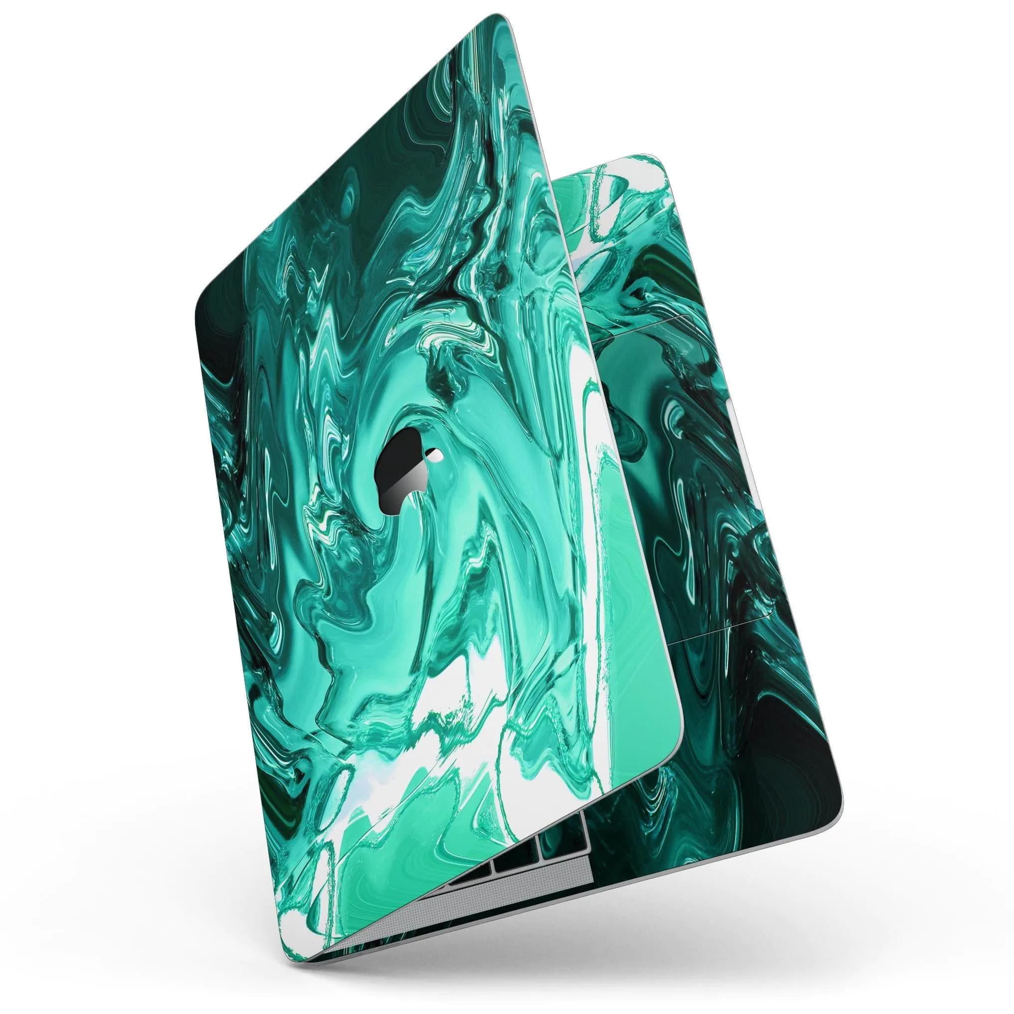 image-Bright Trendy Green Color Swirled - 13" MacBook Pro without Touch Bar