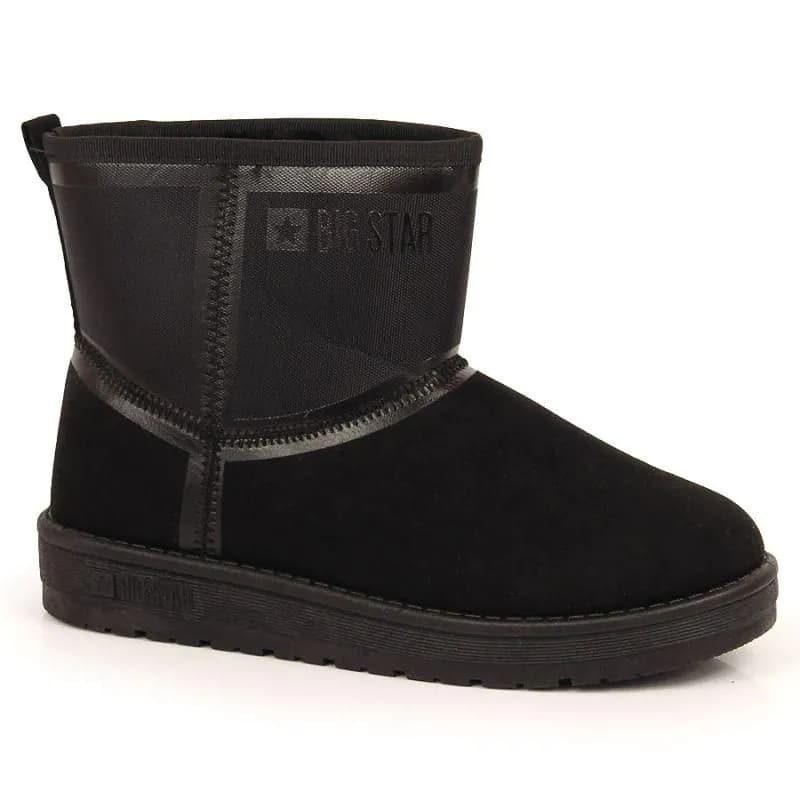 image-Black snow boots on the Big Star W INT1751B platform