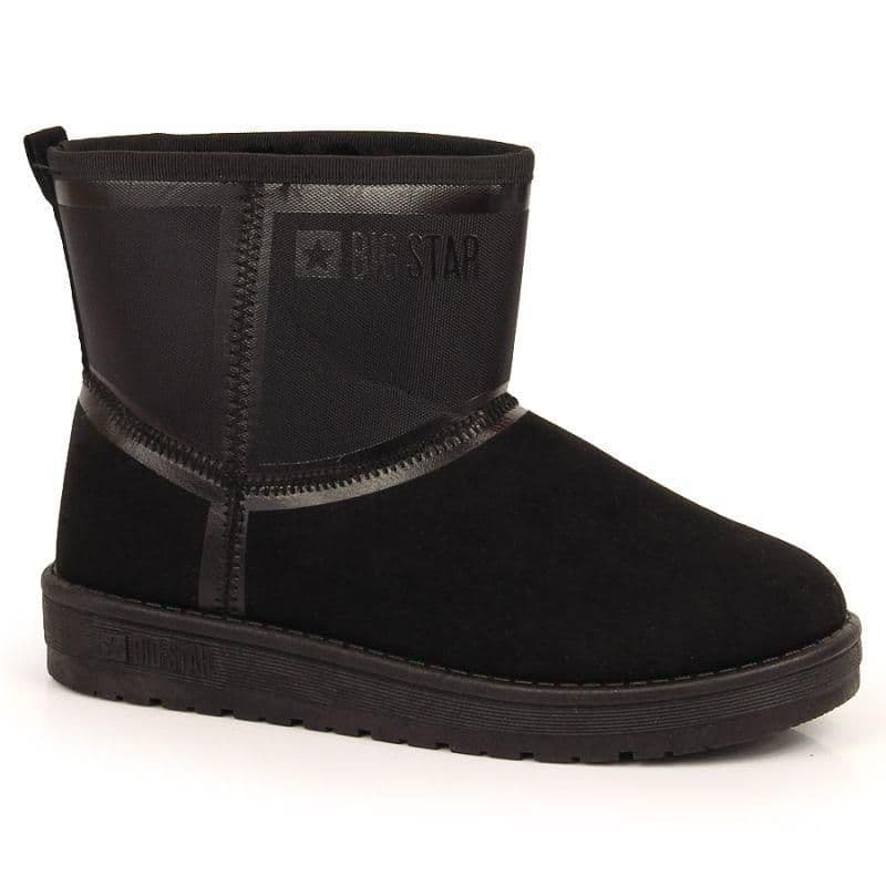 image-Black snow boots on the Big Star W INT1751B platform