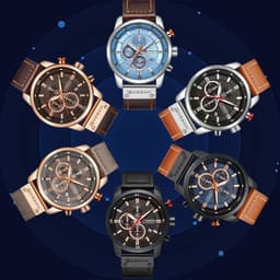 image-CURREN Fashion Date Quartz Men Watches Top Brand Luxury Male Clock Chronograph Sport Mens Wrist Watch Hodinky Relogio Masculino