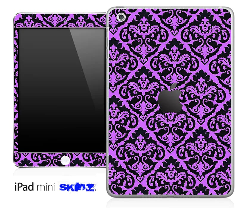 image-Hot Pink and Delicate Pattern Skin for the iPad Mini or Other iPad