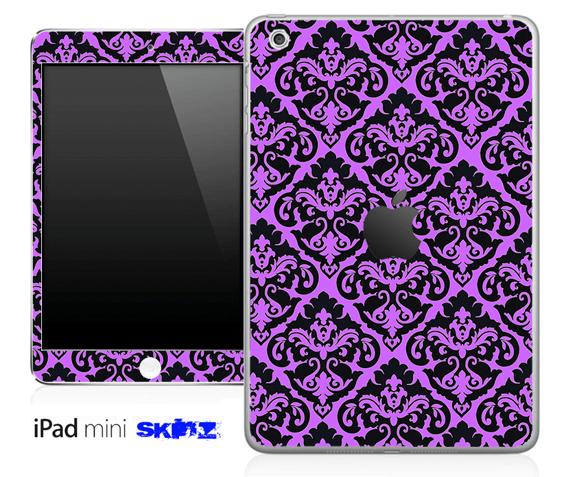 image-Hot Pink and Delicate Pattern Skin for the iPad Mini or Other iPad