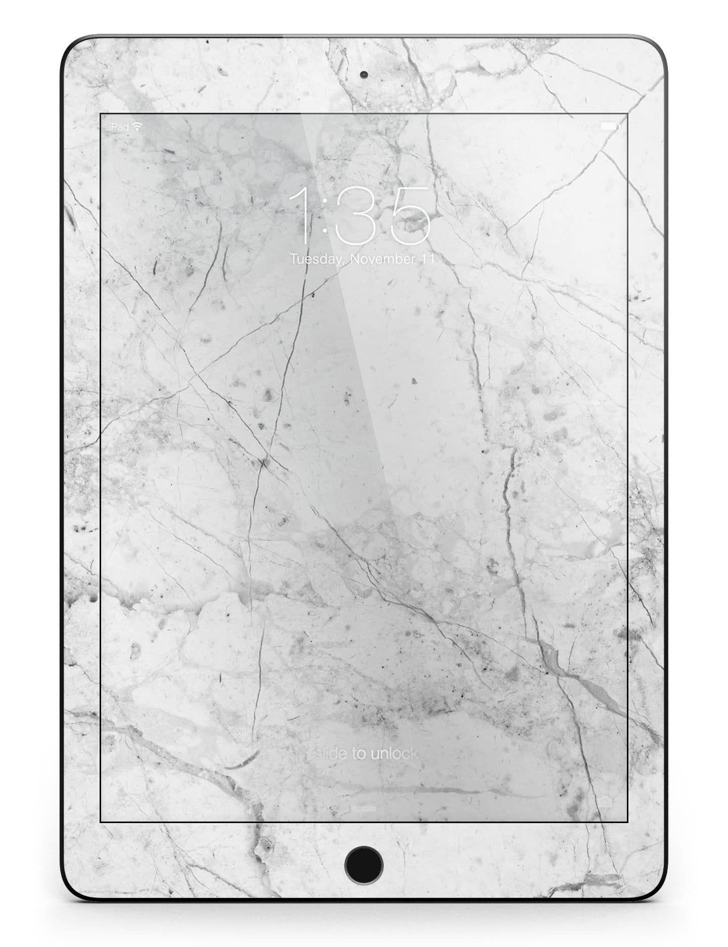 image-Cracked Marble Surface Full Body Skin for the iPad Pro (12.9" or 9.7"