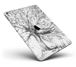 image-Abstract Black and White WaterColor Vivid Tree Full Body Skin for the