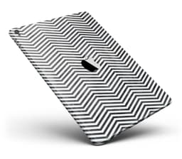 image-Black and Gray Watercolor Chevron Full Body Skin for the iPad Pro