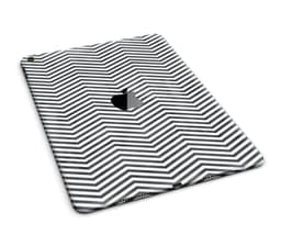image-Black and Gray Watercolor Chevron Full Body Skin for the iPad Pro