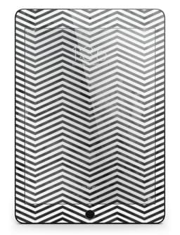 image-Black and Gray Watercolor Chevron Full Body Skin for the iPad Pro