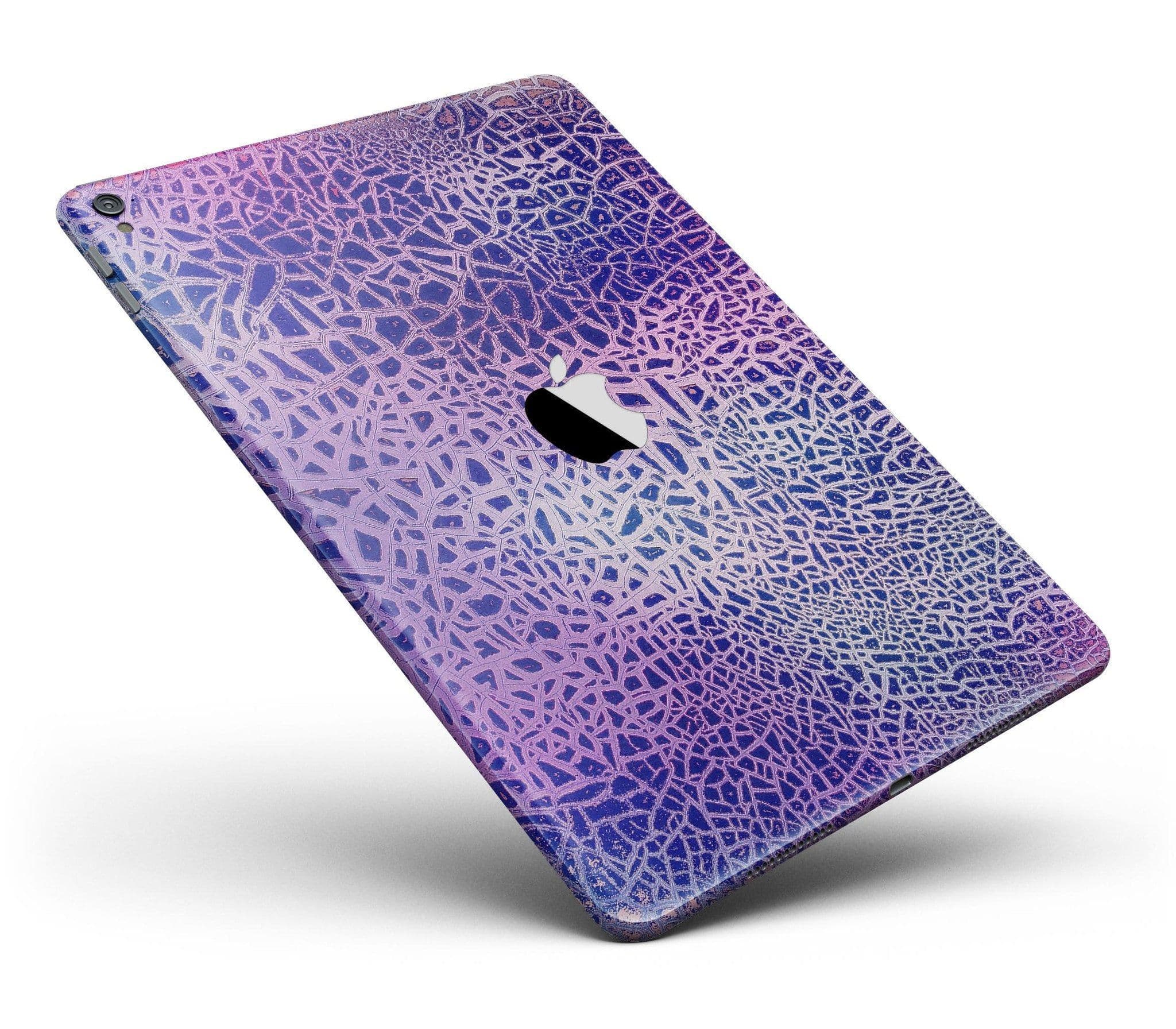 image-Cracked Purple Texture Full Body Skin for the iPad Pro (12.9" or 9.7"