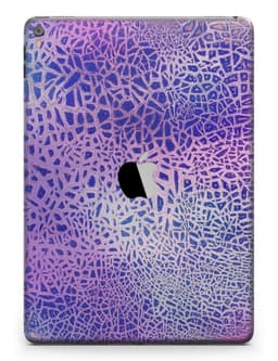 image-Cracked Purple Texture Full Body Skin for the iPad Pro (12.9" or 9.7"