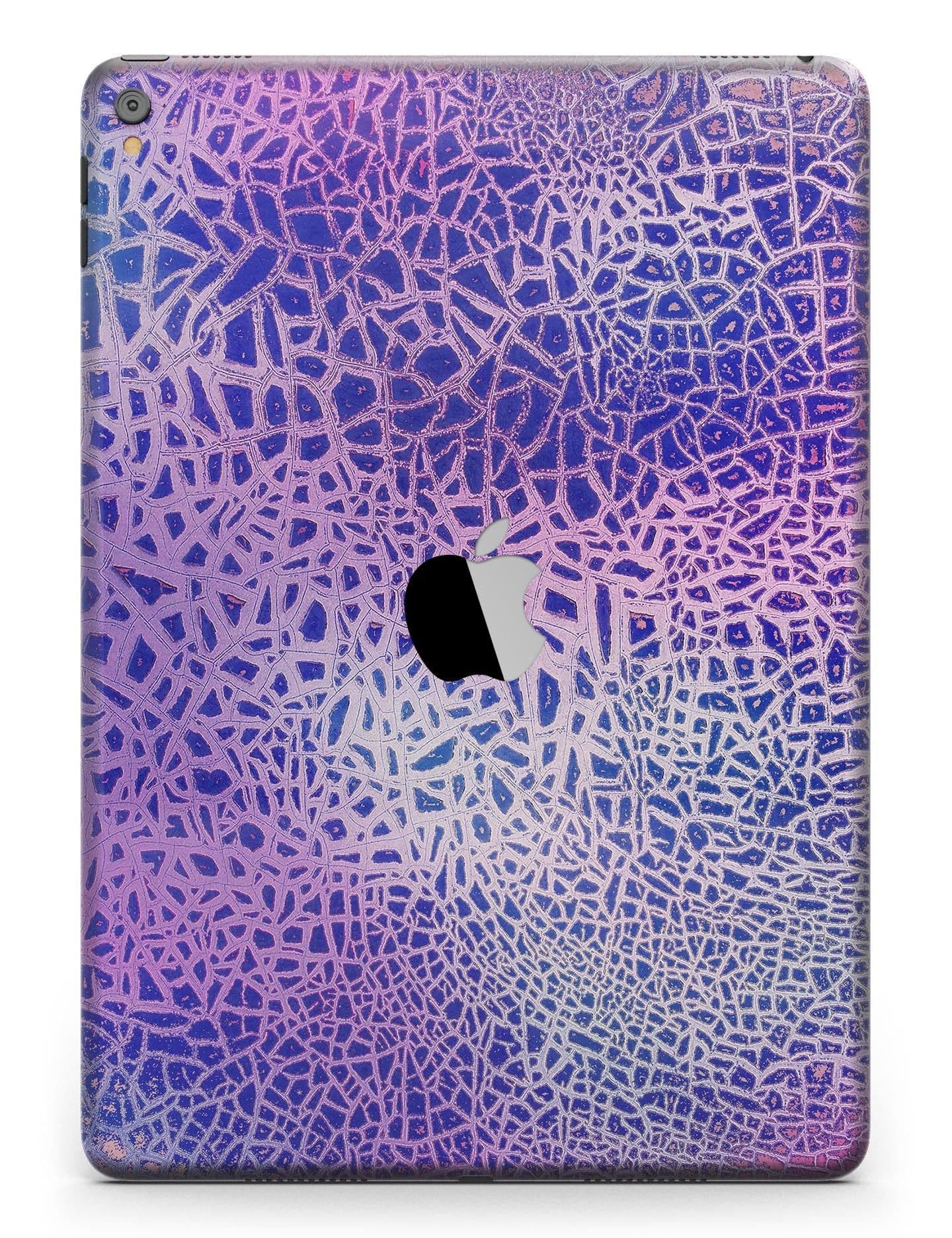 image-Cracked Purple Texture Full Body Skin for the iPad Pro (12.9" or 9.7"