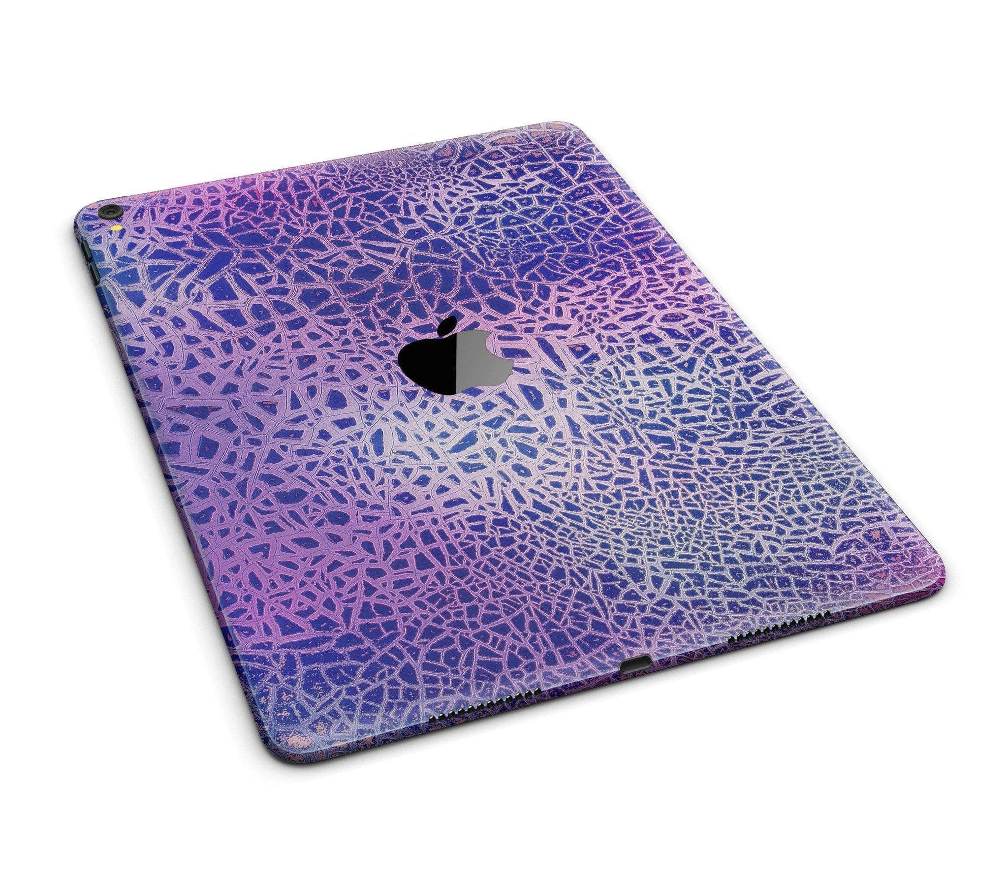 image-Cracked Purple Texture Full Body Skin for the iPad Pro (12.9" or 9.7"