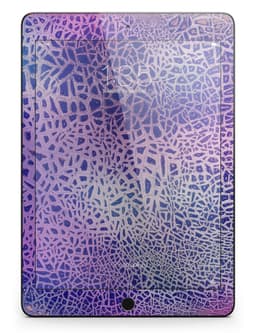 image-Cracked Purple Texture Full Body Skin for the iPad Pro (12.9" or 9.7"