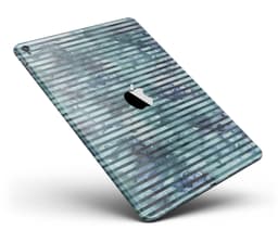 image-Dark Blue Watercolor Stripes Full Body Skin for the iPad Pro (12.9" or