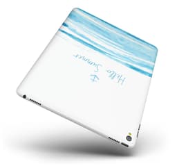 image-Hello Summer Anchor Watercolor Blue V1 Full Body Skin for the iPad Pro