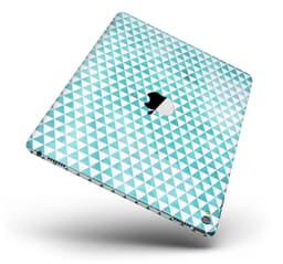 image-Blue-Green Watercolor Triangle Pattern Full Body Skin for the iPad Pro