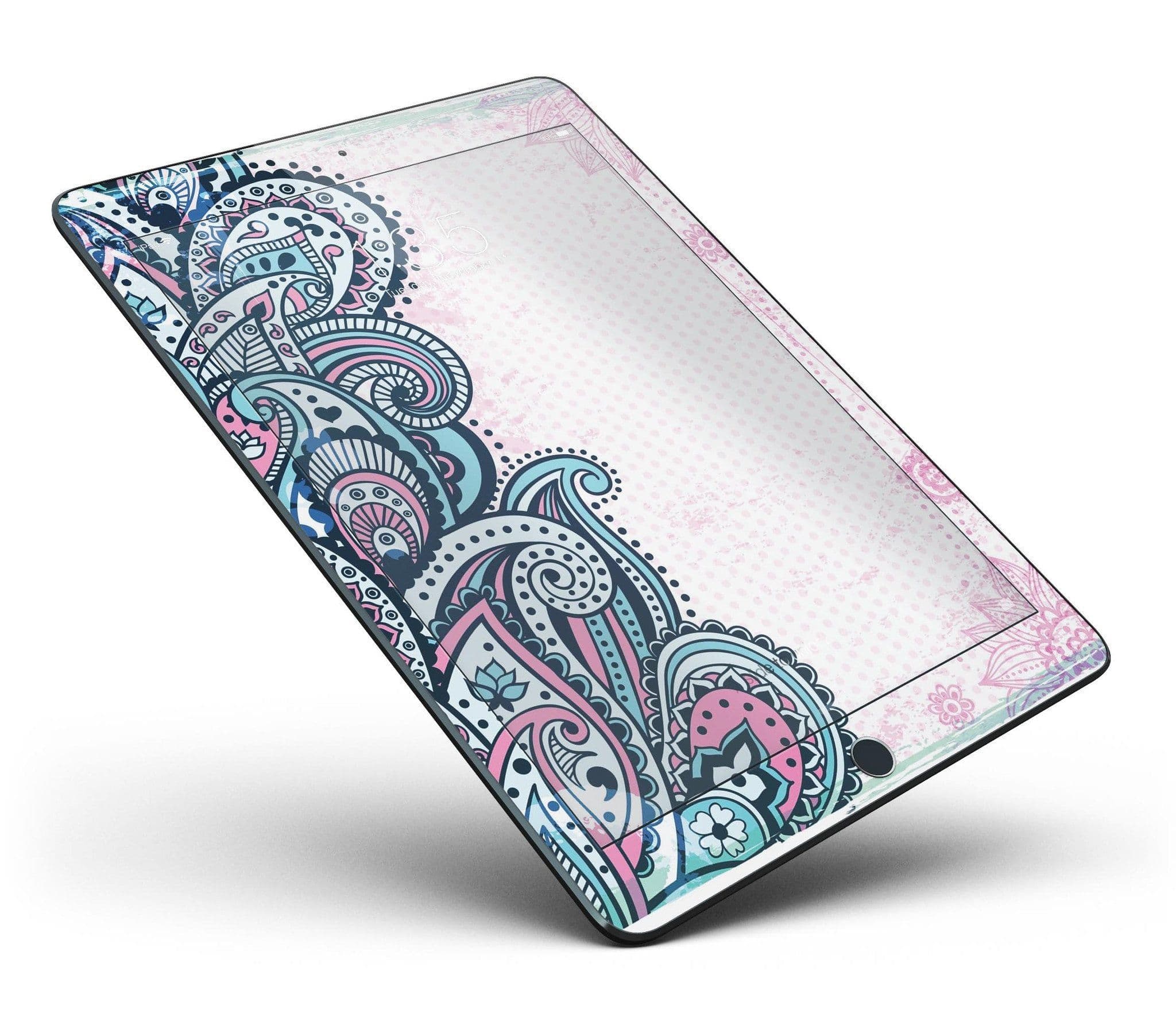 image-Colorful Ethnic Sprouts Full Body Skin for the iPad Pro (12.9" or 9.7"