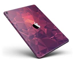 image-Dark Pink Geometric V19 Full Body Skin for the iPad Pro (12.9" or 9.7"