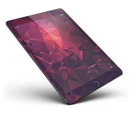 image-Dark Pink Geometric V19 Full Body Skin for the iPad Pro (12.9" or 9.7"