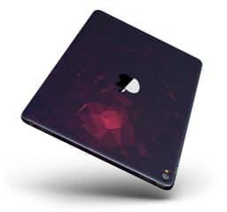 image-Deep Purple and Red Geometric Triangles Full Body Skin for the iPad