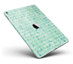 image-Green Watercolor Arches Pattern Full Body Skin for the iPad Pro (12.9"
