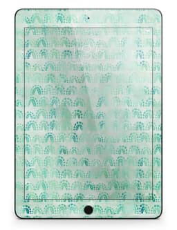 image-Green Watercolor Arches Pattern Full Body Skin for the iPad Pro (12.9"