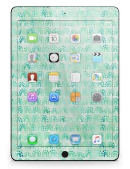 image-Green Watercolor Arches Pattern Full Body Skin for the iPad Pro (12.9"