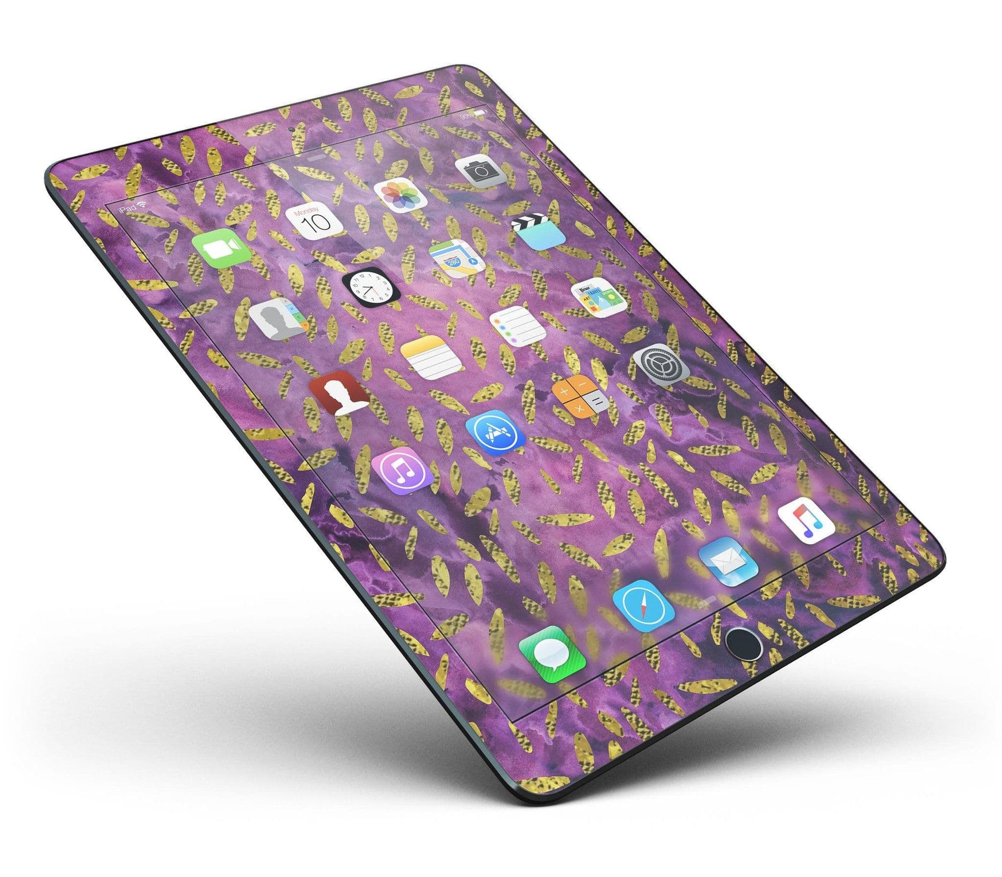 image-Daisy Pedals Over Purple Cloud Mix Full Body Skin for the iPad Pro