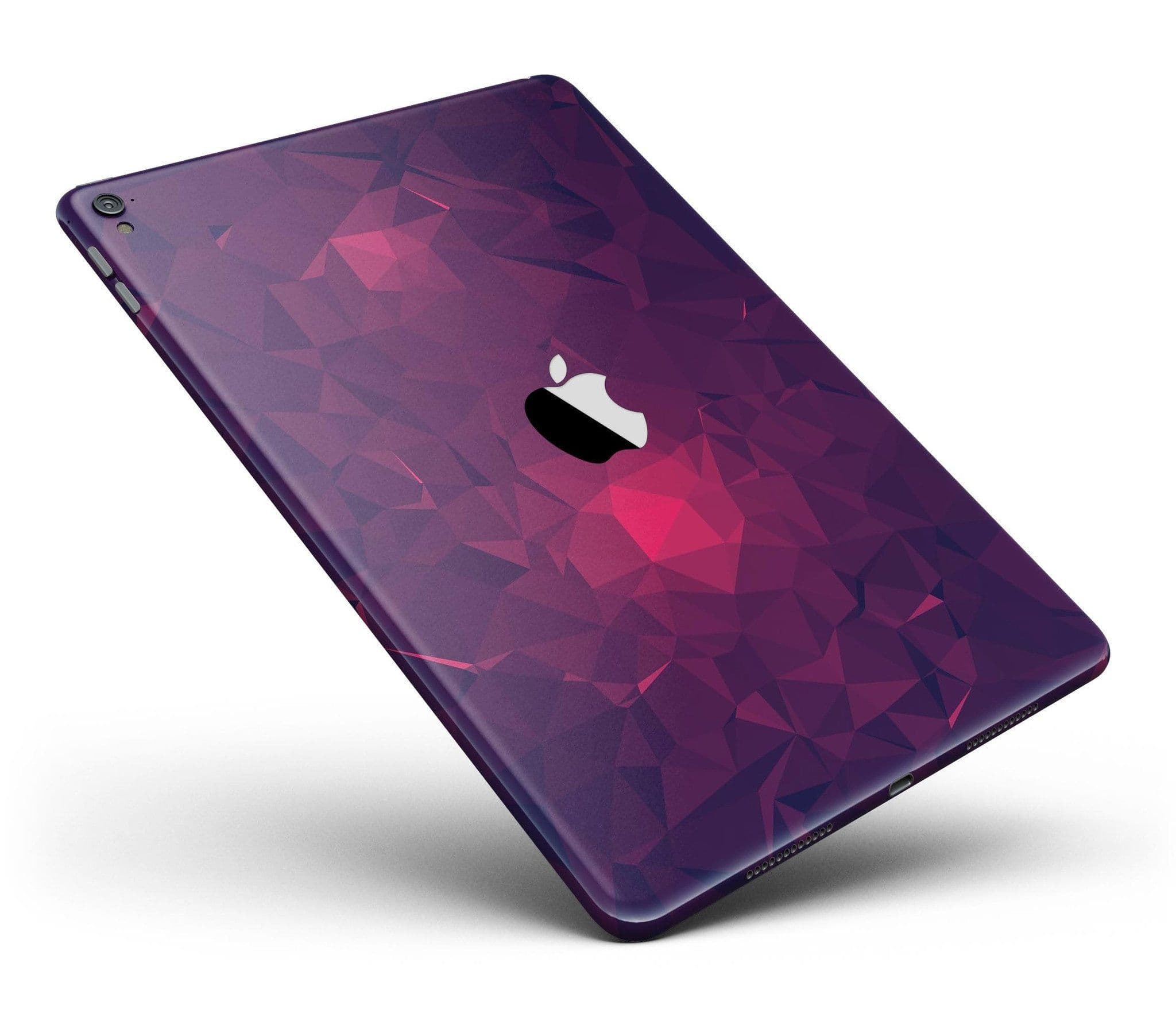 image-Fuscia Geometric Triangles Full Body Skin for the iPad Pro (12.9" or