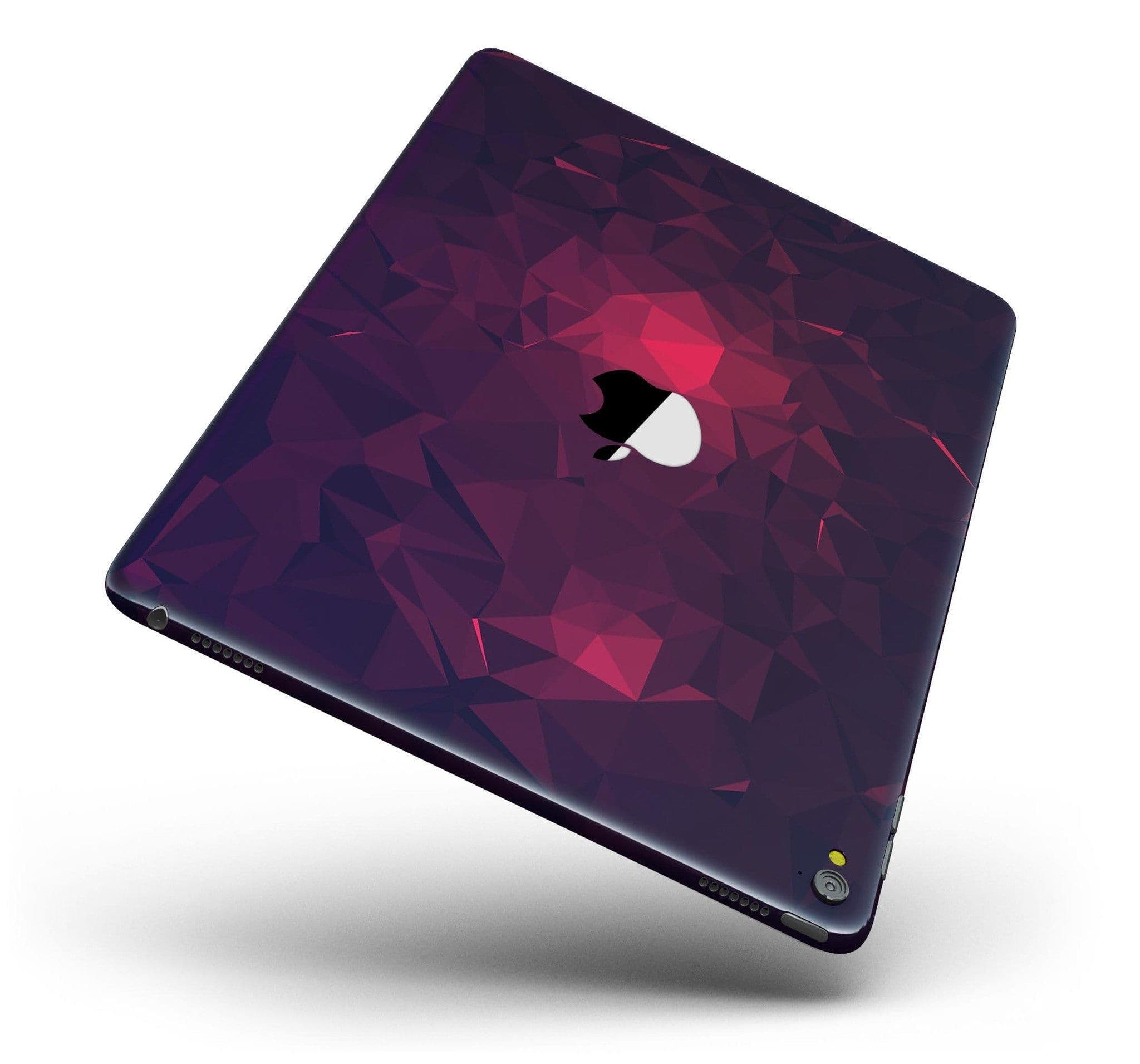 image-Fuscia Geometric Triangles Full Body Skin for the iPad Pro (12.9" or