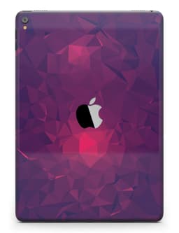 image-Fuscia Geometric Triangles Full Body Skin for the iPad Pro (12.9" or