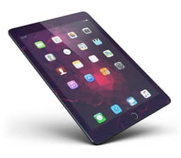 image-Fuscia Geometric Triangles Full Body Skin for the iPad Pro (12.9" or