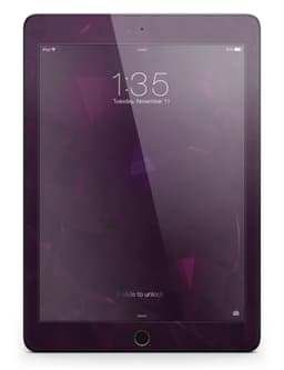 image-Dark Pink Geometric V16 Full Body Skin for the iPad Pro (12.9" or 9.7"