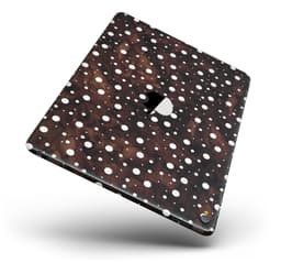 image-Brown and White Watercolor Polka Dots Full Body Skin for the iPad Pro