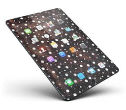 image-Brown and White Watercolor Polka Dots Full Body Skin for the iPad Pro