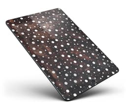 image-Brown and White Watercolor Polka Dots Full Body Skin for the iPad Pro