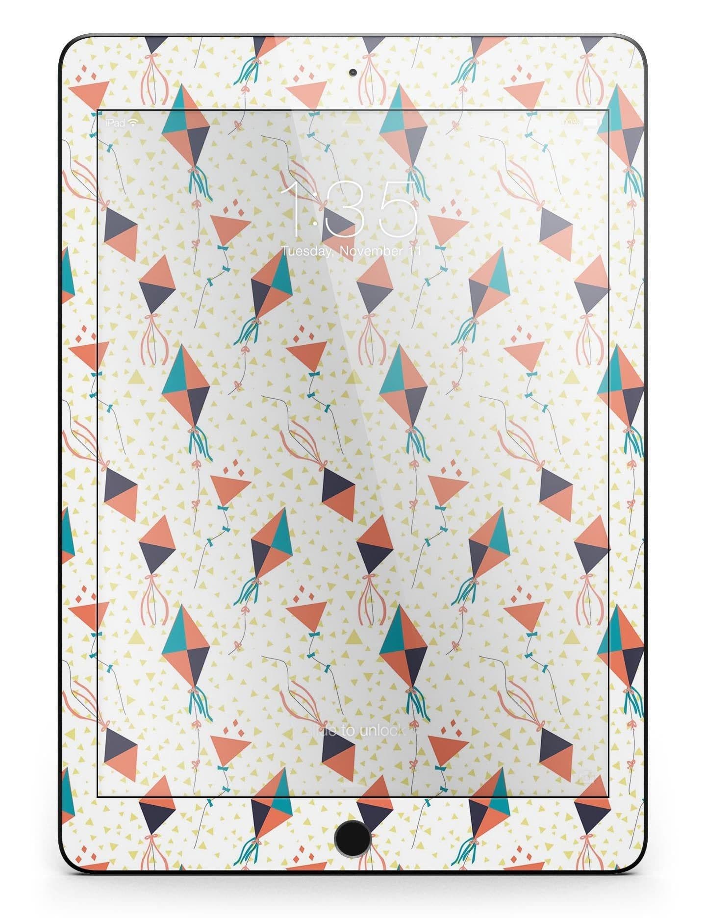 image-All Over Flying Kites Pattern Full Body Skin for the iPad Pro (12.9"