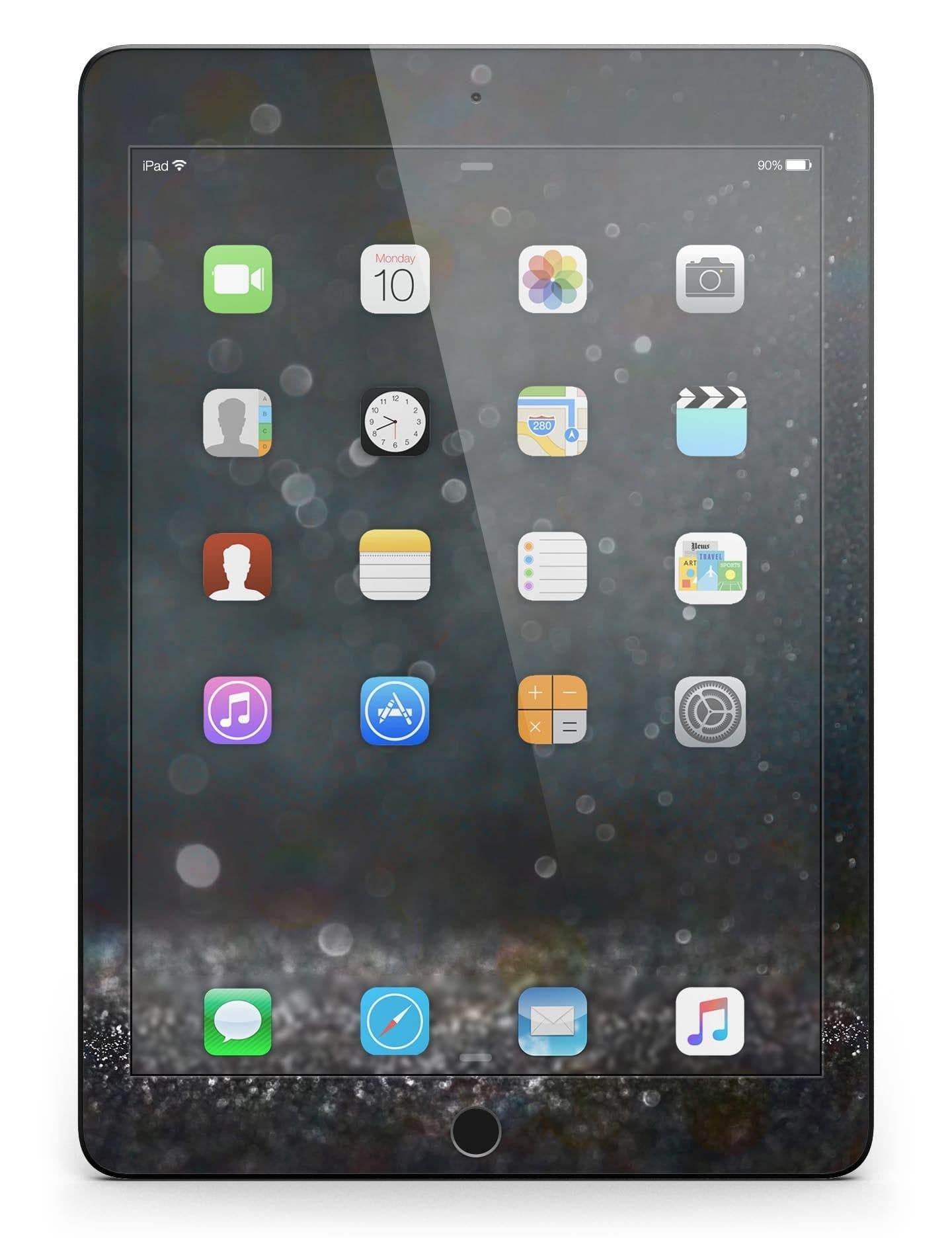 image-Black Unfocused Glowing Shimmer Full Body Skin for the iPad Pro (12.9"