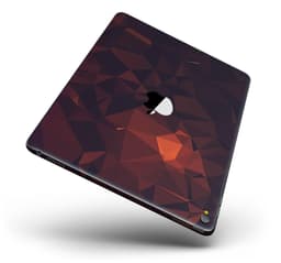 image-Dark Red Geometric V15 Full Body Skin for the iPad Pro (12.9" or 9.7"