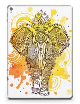 image-Bright Orange Ethnic Elephant Full Body Skin for the iPad Pro (12.9"