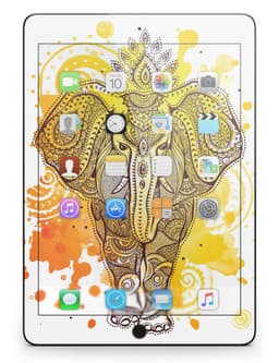image-Bright Orange Ethnic Elephant Full Body Skin for the iPad Pro (12.9"