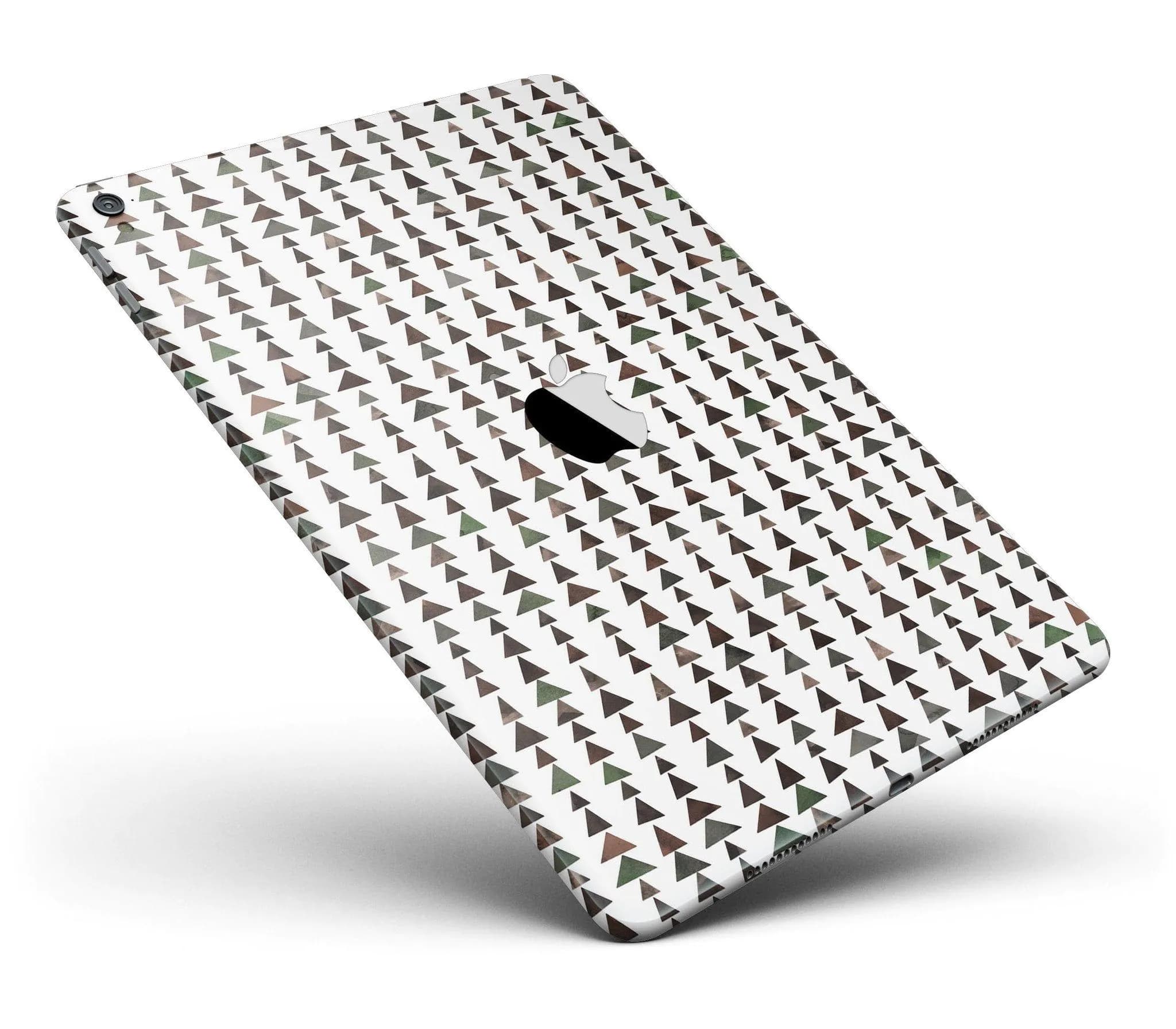 image-Camo Watercolor Triangle Pattern V2 Full Body Skin for the iPad Pro