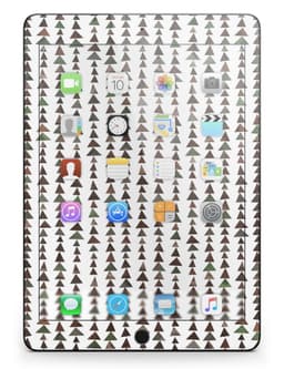 image-Camo Watercolor Triangle Pattern V2 Full Body Skin for the iPad Pro