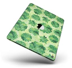 image-Green Floral Succulents Full Body Skin for the iPad Pro (12.9" or 9.7"
