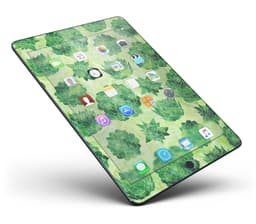 image-Green Floral Succulents Full Body Skin for the iPad Pro (12.9" or 9.7"